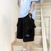 Homens Big Pocket Workwear Shorts Verão Trendy Big Pants Esportes Basquete Casual Calças Loose Trendy Brand Calças
