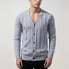Estilo delgado principal recomendado nuevo suéter de punto cárdigan