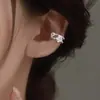 Tamaño Estrella Circonita Doble Capa Clip para Oreja Ins Personalizado Géminis Estrella Clip para Oreja Lava Cinco Puntas Pendientes Sin Agujeros