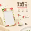 Porta-cartão de desenho animado de frutas fofo em ABS para cartões de estudante, cartões de refeição, crachás de trabalho e cartões de controle de acesso, disponível em grandes quantidades em estoque