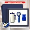 Set de Regalo Empresarial, Souvenir de Verano, Regalo con Logo Personalizado, Regalo Práctico para Clientes, Set de Ventilador de Refrigeración de Verano