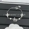 Coleção de pulseiras duplas C estilo Chanel transfronteiriça nova com etiquetas, álbum de fotos para seleção, transmissão ao vivo para atacado, vovó Chanel