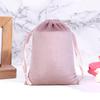 Bolsa de Terciopelo al Por Mayor Bolsa de Almacenamiento de Joyería Bolsillo con Cordón de Terciopelo Embalaje de Joyería de Terciopelo Bolsa Pequeña de Tela