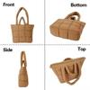 Bolsa Cruzada Amazon Transfronteriza Bolso de Mano para Mujer Bolso Tote Bolsa de Ropa de Algodón Portátil Bolso a Cuadros para el Brazo Hecho a Medida