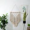 Nova Decoração de Homestay ins Tapeçaria de Diamante Trançada à Mão com Borlas Estilo Nórdico Decorações para Casa Capa Amazon