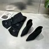 Botas Largas con Punta Fina y Tacón de Aguja con Hebilla para Mujer, Botas Delgadas de Otoño e Invierno, Botas de Moda de Tacón Alto, Botas de Ante para Mujer con Estilo de Moda de Doble Uso