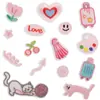 Parche original bordado logotipo parche bordado animal de dibujos animados fruta diy accesorios para cuenta de mano Wappen pegatinas de tela