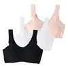 Ropa Interior Sin Costuras de Seda de Hielo para Mujer, Talla Grande, Sin Aros, Chaleco Deportivo para Mujer, Transpirable, Hermoso Espalda, Sujetador Fino Cómodo