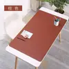 Alfombrilla Gruesa Impermeable y a Prueba de Aceite de Doble Cara para Escritorio de Laptop Transfronteriza con Alfombrilla de Ratón de Cuero de Alta Gama