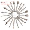 Conjunto de Brocas Rotativas de 10 Peças para Madeira, Cabeça de Lixar para Escultura DIY Manual em Raízes, Fresadora de Escultura de Retificação Elétrica