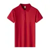 Polo de Verano de Seda de Hielo Polo de Secado Rápido Polo de Solapa Camiseta de Manga Corta para Hombre Mediana Edad Camiseta Transparente Holgada Talla Grande