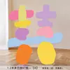 Fundo de Parede Dopamina para Casamento Placa de KT Decoração de Noivado Arranjo Palavras Felizes Coloridas Props para Fotos Suprimentos de Decoração de Aniversário