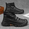 Nuevos zapatos para hombre para Otoño 2026: botas Martin de caña alta, modernas, a la moda, versátiles, casuales, deportivas, ligeras