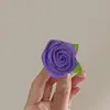 ¡Camelia! ¡Pinza para el pelo dulce y floral estilo francés! Pasador de Bloques de Color para Flequillo, Pinza de Pato para Niñas, Herramienta de Peinado para Mujeres, Accesorio para el Cabello para Mechones Sueltos