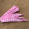 Cordones a cuadros de 2.5 cm estilo británico cordones de tela escocesa zapatos de lona zapatos de cuero cordones para mujer