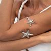 Pulsera Brazalete Nicho Transfronterizo Europeo y Americano Flor Viento Marino Estrella de Mar Sencilla Playa Viento Frío