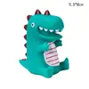 Celebridade da Internet Fofo Desenho Animado Dinossauro Monstro Menino Pequeno Príncipe Vestido de Aniversário Decoração de Bolo para Assar Enfeites