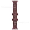 Adecuado para Correa de Apple Watch Apple Watchs8/7/6/5/Se Silicona de Color Puro Hebilla de Ocho Caracteres Correa iWatch