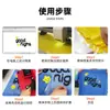 Pegatinas de Transferencia Térmica de PVC Camiseta Ropa Familiar Dibujos Animados Cojín Logotipo Camisa Publicitaria Bolsa Impresión Película Elástica Térmica para Letras