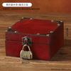 Mini Caixa de Armazenamento Vintage Estilo Chinês Caixa de Joias Embalagem de Joias Caixa de Presente Artesanato em Madeira Adereços de Cinema e Televisão