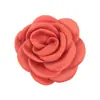 6 cm Borda Queimada Camélia 8 cm Acessórios de Jóias Infantis Artesanal Borda Assada Rosa Flor Pin Corpete Spot