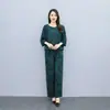 Estilo Nuevo de Verano para Mujeres de Mediana Edad y Mayores Conjunto de Dos Piezas Estampado Holgado Mom Outfit Moda Tallas Grandes Conjunto de Pantalones Cortos para Mujer