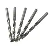 Juego de Brocas Helicoidales para Taladro Eléctrico, Juego de Brocas Blancas para Perforar Agujeros en Plástico, Perfil Angular, Metal Blando, Broca Helicoidal para Carpintería