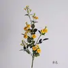 Flor artificial de rosa única estilo nórdico, disponible en stock, adecuada para accesorios de fotografía de bodas y decoración de hoteles de lujo ligero.