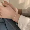 Pulseira Italiana Cintilante Feminina Leve Luxo Nicho Toque de Alto Padrão Banhada a Prata S925 Céu Estrelado Versátil Fashionável