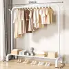 Perchero vertical de pie para ropa perchero colgante para ropa de dormitorio móvil con ruedas hogar sala de estar influencer perchero de secado de lujo ligero