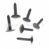 Cubierta de remache universal de cabeza plana para venta al por mayor, fijador para techo, diente plano, incrustado, de presión, hebilla única para coche