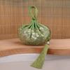 Festival del Bote del Dragón estilo antiguo portátil halter pelo fetal monedero colgante accesorios Hanfu bordado brocado bolsita bolsita bolsita vacía