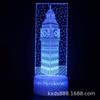 Luz Nocturna LED Torre Eiffel de París Serie de Edificios 3D Lámpara de Mesa Táctil USB Regalo de San Valentín Luz Nocturna