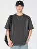 Roupas Masculinas Fengshe / Camiseta Masculina de Manga Curta Respirável à Prova de Suor 2026 Novo Estilo de Verão Patchwork Sensação Refrescante Camiseta Casual