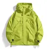 Chaqueta con Capucha Funcional para Exteriores Estilo Montaña para Hombre en Otoño Dopamina Guapo Chaqueta de Trabajo Chaqueta de Pareja de Gama Alta