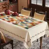 Mantel Estilo Americano Impermeable y a Prueba de Aceite, No Lavable, Nuevo Modelo 2026, Mantel de Mesa de Comedor de Lujo Ligero de Gama Alta, Mantel Rectangular para Mesa de Café