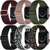 Adecuado para Correa Apple Ultra2 Se/4/5/6/7/8 Banda Elástica de Nailon iWatch 49mm Correa de Hebilla Grande