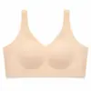 Novo sutiã respirável, sem costura e com suporte para mulheres, sem aro, com design modelador e propriedades anti-queda, projetado para prevenir o suor excessivo.