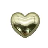 Estilo ins accesorios de metal con forma de corazón diseño de temperamento parche plano dulce fresco pasador tocado zapatos flor material DIY