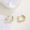 Orejera geométrica irregular de cero estilo moda simple temperamento pendientes para mujer protección ambiental galvanoplastia puesto de tienda al por mayor Yiwu