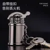 Llavero Colgante Rueda de Amolar Encendedor de Queroseno Moda Único Vintage Retro Portátil Mini Encendedor de Queroseno Nuevo