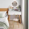 Tocador Habitación Pequeña Moderno Sencillo Nuevo Accesible Lujo Apartamento Pequeño Mesita de Noche Almacenamiento Maquillaje Gabinete Integrado