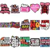 Nueva Frase Inspiradora Joyería Pegatinas Decorativas Accesorios Hechos a Mano DIY Pasador Funda para Teléfono Móvil Parche de Pegamento Suave de PVC Texto