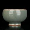 Taza Maestra Ruyao de Cerámica para Té Kung Fu con Esmalte Agrietado, Taza Personal para Cata de Té, Recipiente Individual para Té