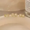 Brincos para Rosto Redondo que Te Deixam Mais Magra, Estilo Levemente Luxuoso, Tendência Popular Online, Brincos Simples e Únicos, Design para Atacado, Brincos Modernos e Elegantes para Mulheres