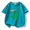 Camiseta de manga corta para niño Rainbow Friends, ropa de verano para niño 2023, nueva camiseta de algodón de media manga estilo occidental para niña.