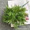 Simulação Parede de Plantas Verdes Material Combinante Flor Artibutment Material Combinante Planta Tropical Aqua e Feixe de Grama Decoração 5 Galhos Artemiweed Decoração de Paisagem Verde