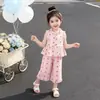 Nuevo Conjunto de Dos Piezas a Cuadros de Moda para Niña Elegante Chaleco de Encaje a Cuadros sin Mangas Shorts de Verano Conjunto para Niñas Moderno