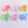 Tinte Luminoso Flor Mariposa Resina Accesorios para Hacer DIY Funda para Teléfono Móvil Horquilla Materiales para Decoración con Pegamento Crema