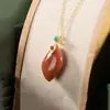 Collar Clavícula de Plata de Ley S925 Incrustado con Ágata Roja Natural del Sur Estilo Vintage para Mujer Colgante Geométrico de Alta Personalidad